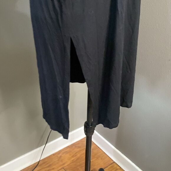 Eileen Fisher Black Fine Jersey Long Top Tunic - Picture 7 of 10